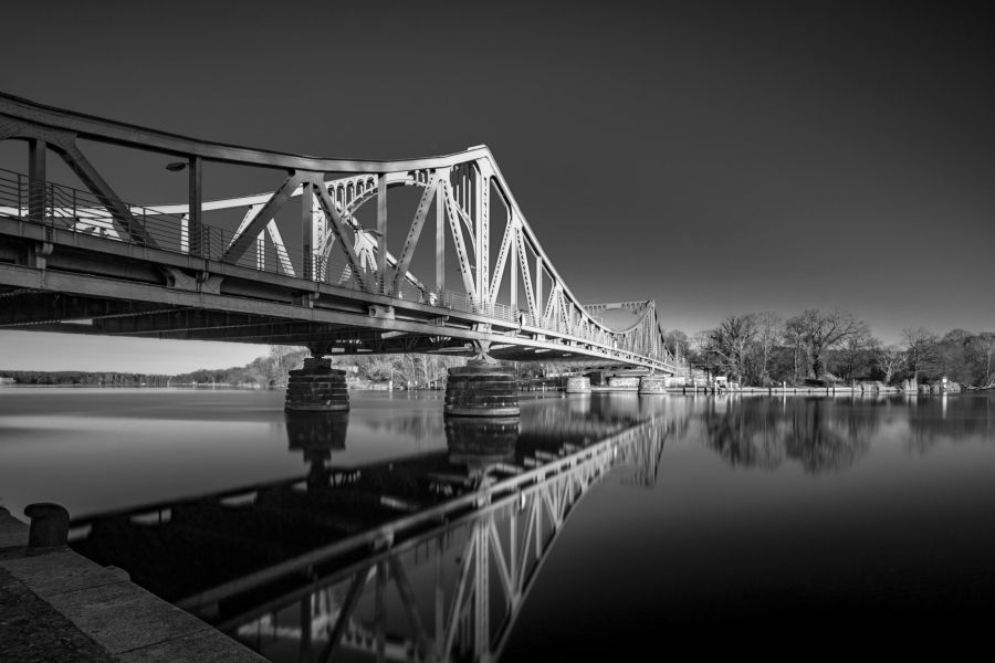 Картина на холсте Старый мост над водной гладью, арт hd2264601